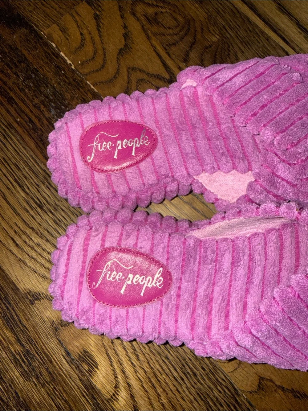 Free People Pink Corded Slide Slippers - Picture 4 of 4